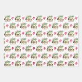 ハッピーフラ日ラッピング紙シート ラッピングペーパーシート (正面2)