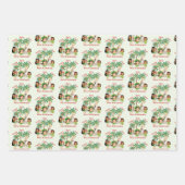 ハッピーフラ日ラッピング紙シート ラッピングペーパーシート (正面)