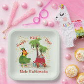 ハッピーフラ日2紙プレート ペーパープレート (パーティー)