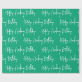 ハッピーフリーク誕生日 ラッピングペーパー (フラット)