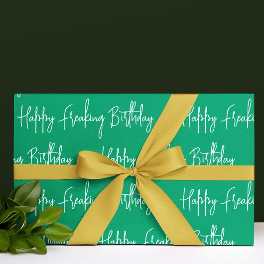 ハッピーフリーク誕生日 ラッピングペーパー