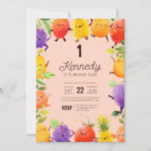 ハッピーフルーツテーマの誕生日