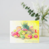 ハッピーフルーツハガキ ポストカード (スタンド正面)