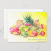 ハッピーフルーツハガキ ポストカード (正面/裏面)