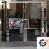 ハッピーフレンズおもしろいクリスマスウィンドウ ウィンドウサイン (オフィスドア)