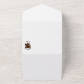 ハッピーフレンドギビングのご挨拶 オールインワン招待状 (外側)