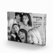 ハッピーフレンドシップデイ引用文モノクロ フォトブロック (右)