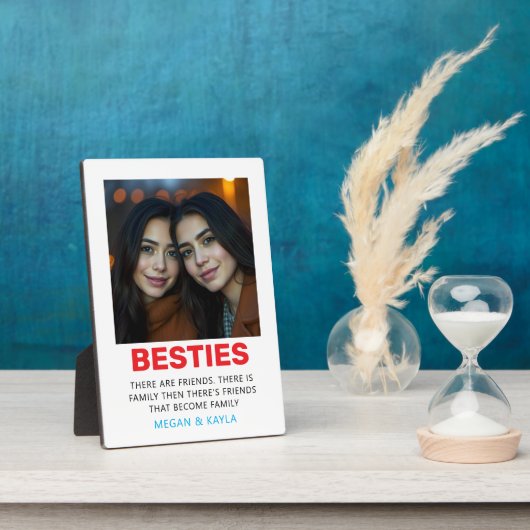 ハッピーフレンドシップデーの写真 フォトプラーク (側面)