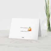 ハッピーフレンドリビングフレンドフローラパンプキンハーベスト カード (裏面)