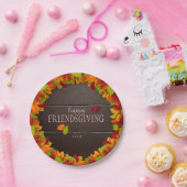 ハッピーフレンドリーパーソナライズされた紙プレート ペーパープレート (パーティー)