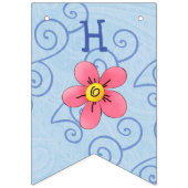 ハッピーフロッグイン春パーソナライズされたDECOR バンティングフラッグ (第3の旗)