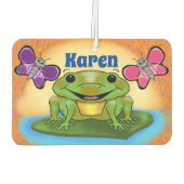 ハッピーフロッグエアフレッシュナー カーエアーフレッシュナー (裏面)