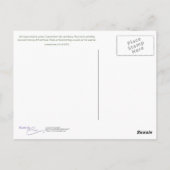 ハッピーフロッグ勇気付けられるはがき ポストカード (裏面)