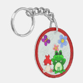 ハッピーフロージイン春 キーホルダー (正面左)