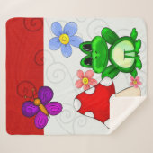 ハッピーフロージイン春 シェルパブランケット (正面(横))