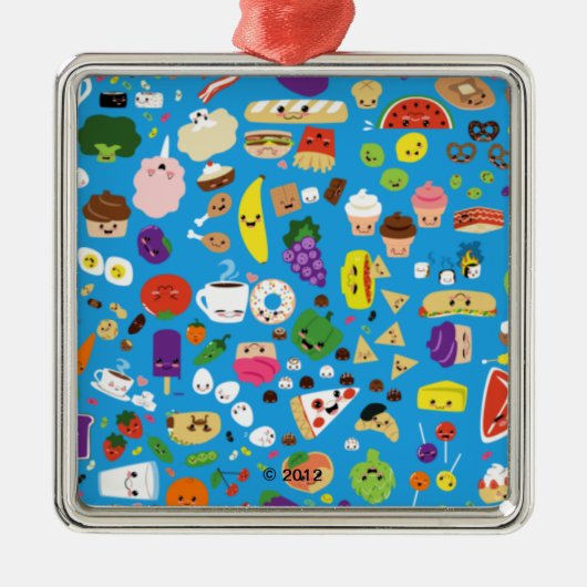 ハッピーフード メタルオーナメント (正面)