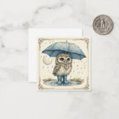 ハッピーフール、ハッピーカード:雨または輝き ノートカード (正面/裏面インサイチュ)