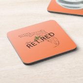 ハッピーフ退職したロリダマップとトロピカルパーム コースター (左側)