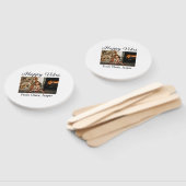 ハッピーブキッズファミリークリスマスフォト招待状 ハンドファン (組立なし)