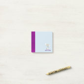 ハッピーブスタイポグラフィ素晴らしレインボー&ユニコーン ポストイット (デスク上)