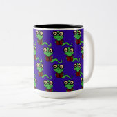 ハッピーブックウォームパープル ツートーンマグカップ (正面右)