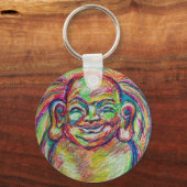 ハッピーブッダキーチェーン キーホルダー (正面)