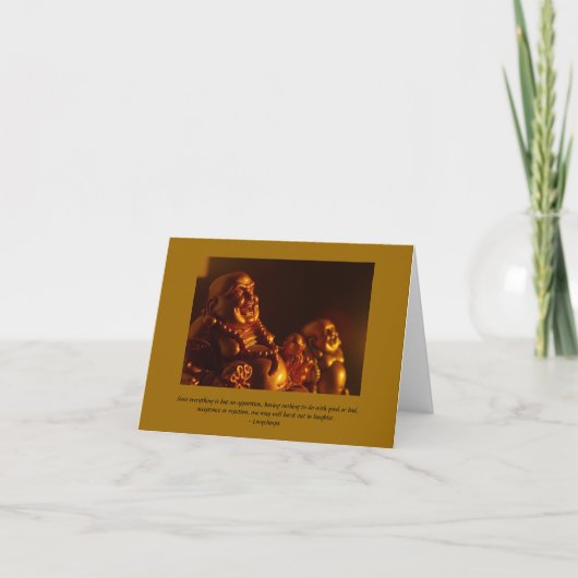 ハッピーブッダノートカード カード (正面)