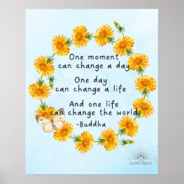 ハッピーブッダ引用文 ポスター