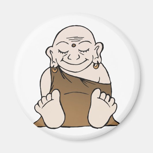 ハッピーブッダ磁石 マグネット (正面)