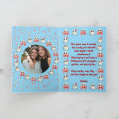 ハッピーブデイかわいい幽霊フォトハロウィンカード カード (内部)