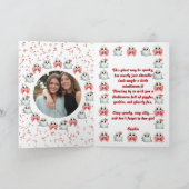 ハッピーブデイかわいい幽霊フォトハロウィンカード カード (内部)