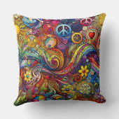 ハッピーブライトカラーボホ装飾用クッション クッション (裏面)