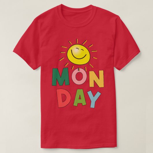 ハッピーブライトサニー月曜日 Tシャツ (デザイン正面)