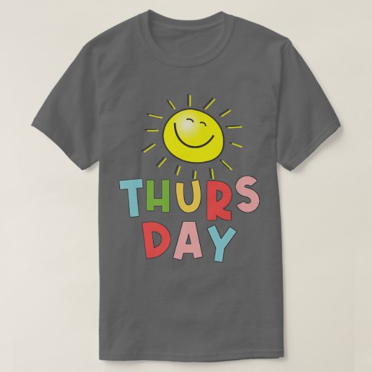 ハッピーブライトサニー木曜日 Tシャツ (デザイン正面)