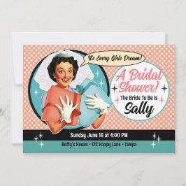 ハッピーブライドシャワー招待状 – ピンク 招待状