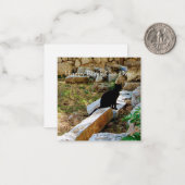 ハッピーブラックキャットデイ！ ノートカード (正面/裏面インサイチュ)