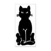 ハッピーブラックキャット ラバースタンプ (インプリント)