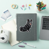 ハッピーブラックドッグ シール (iPadカバー)