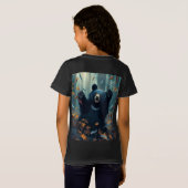 ハッピーブラックベアトス離れス Tシャツ (裏面フル)