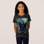 ハッピーブラックベアトス離れス Tシャツ (正面フル)