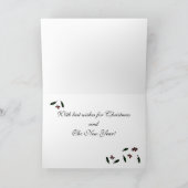 ハッピーブラックラブラドールクリスマス漫画 シーズンカード (内部)