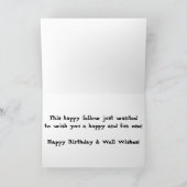 ハッピーブラックラブラドール カード (内部)