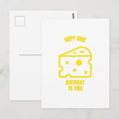 ハッピーブリーバースデー面白いチーズパンプジョーク ポストカード (正面/裏面)