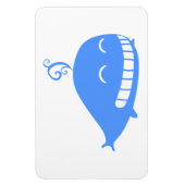 ハッピーブルークジラ マグネット (縦)