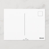 ハッピーブルーデイ誕生日カード ポストカード (裏面)