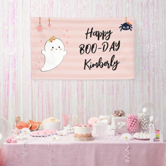 ハッピーブルーデイ ハロウィン 誕生日 横断幕 (パーティー)