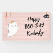 ハッピーブルーデイ ハロウィン 誕生日 横断幕 (横)