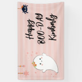 ハッピーブルーデイ ハロウィン 誕生日 横断幕 (縦)