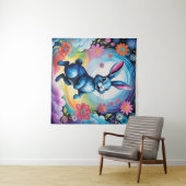 ハッピーブルーバニードリームジョイ タペストリー (インサイチュ(横))