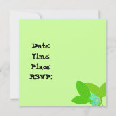 ハッピーブルーヒッポスバースデーパーティー 招待状 (裏面)